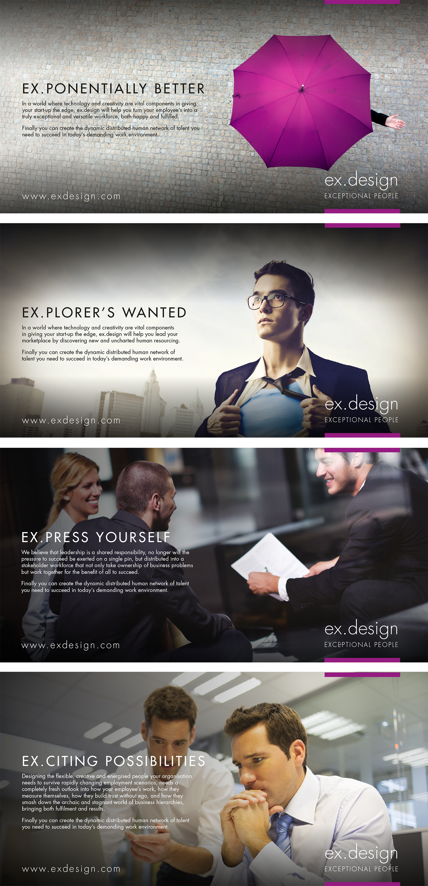 ex design advertisement campaign